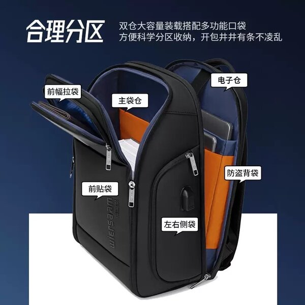 Sac à dos antivol moderne multifonction