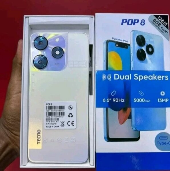 Tecno Pop 8 - 128Go, 8Go RAM