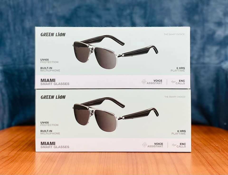 Lunettes Bluetooth Green Lion