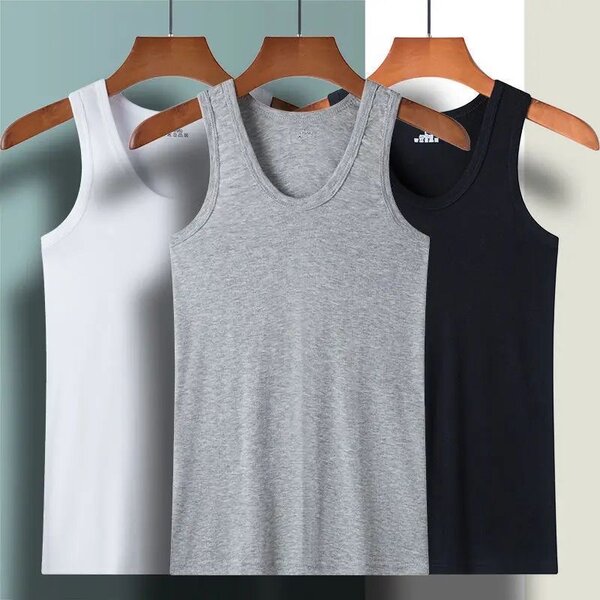 Débardeurs Homme Coton Lot de 3
