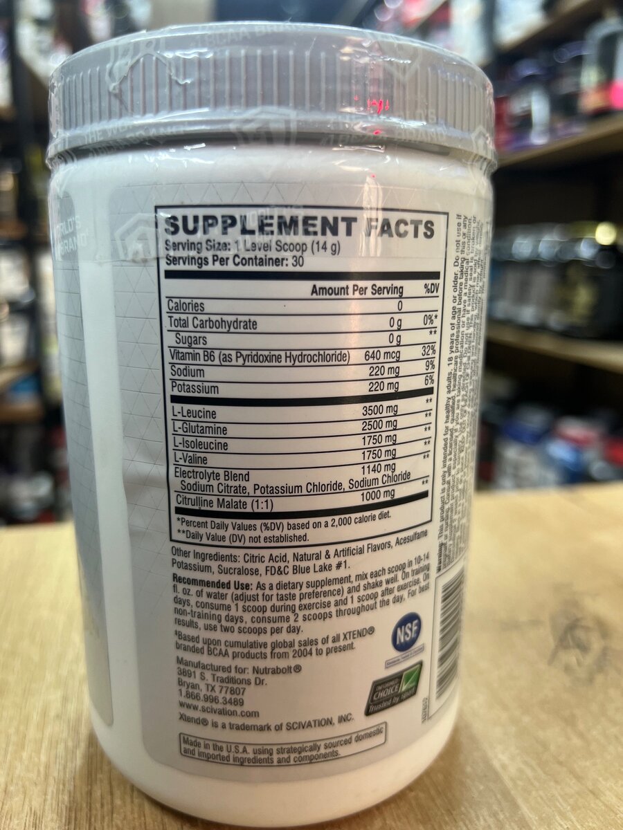 Xtend bcaa 30 servings