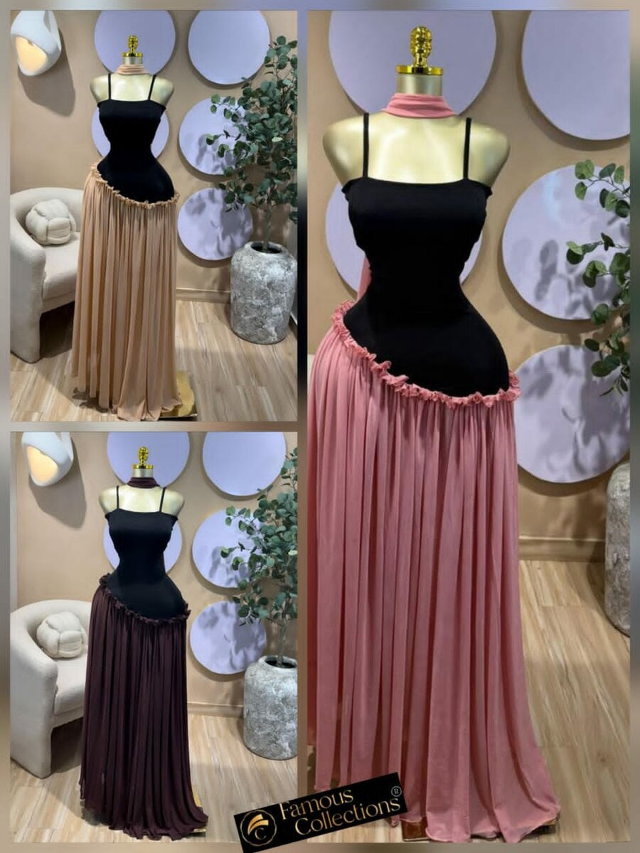 Robe d'été maxi colorée