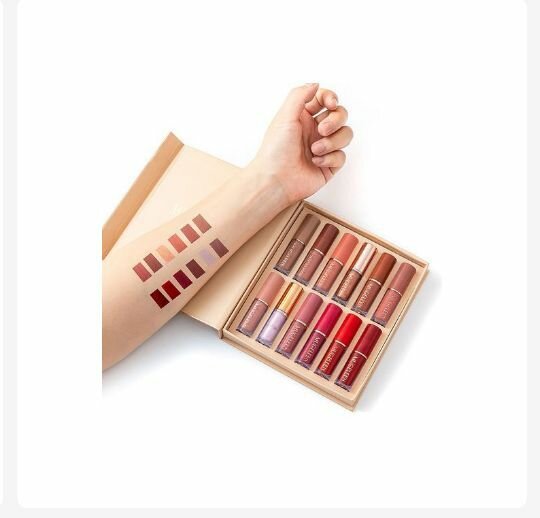 Coffret de  12 rouges à lèvres