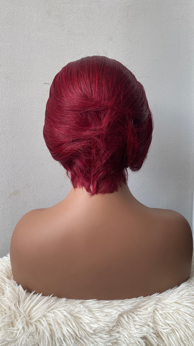 Perruque Lace Front Rouge