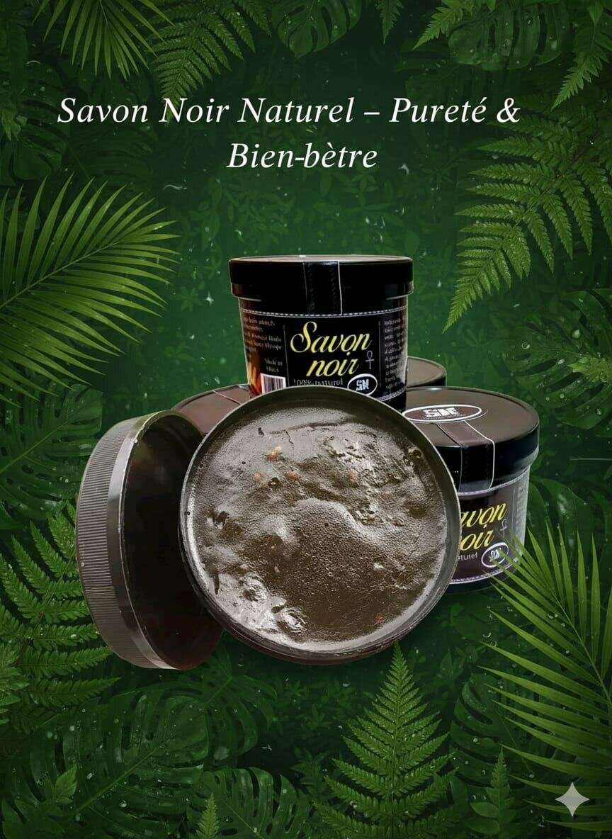 Savon Noir Naturel Pur
