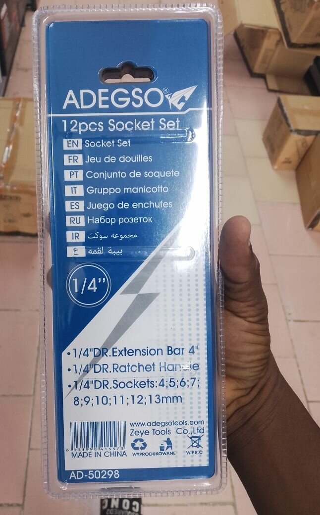 Jeu de douilles 12 pièces