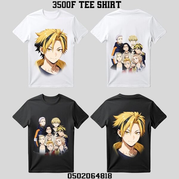 T-shirt anime imprimé