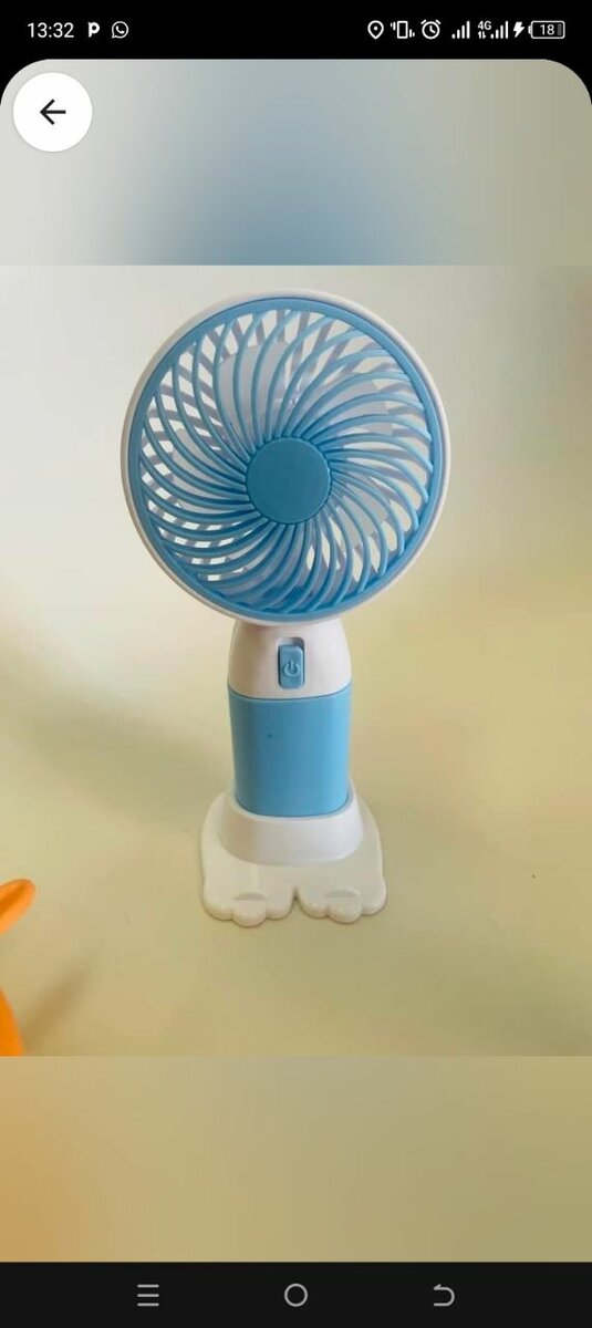 Stay Cool with a Portable hand Fan    Compact design