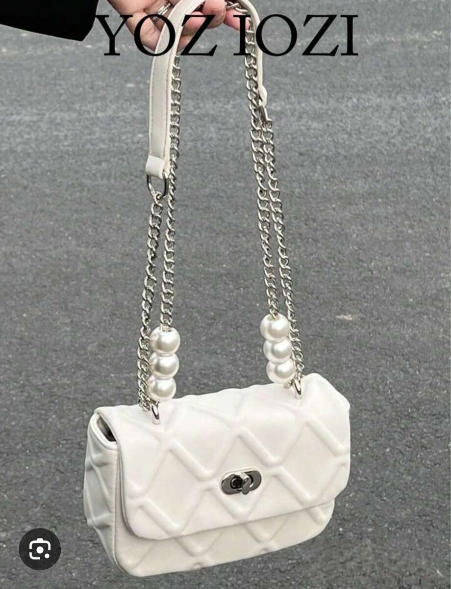 Sac à main élégant perlé