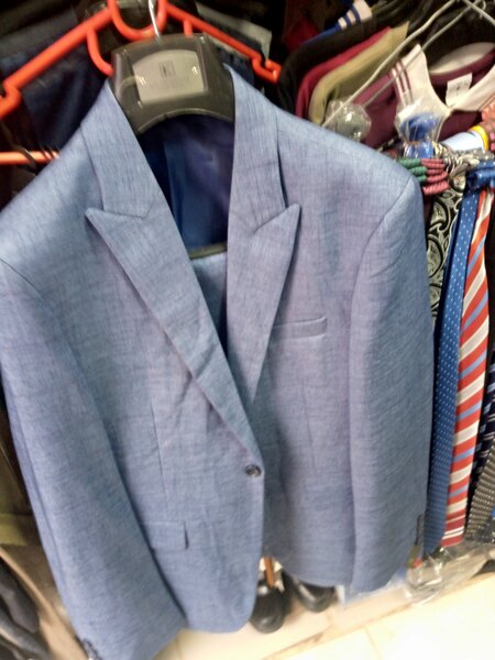 Men's Suit Ocean Blue 3 Piece Suit