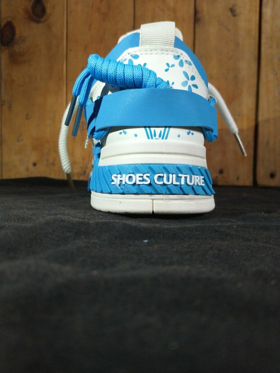 Baskets Mode Bleu Blanc