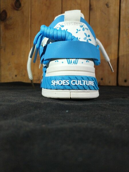 Baskets Mode Bleu Blanc