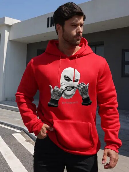 Pull SHEIN rouge