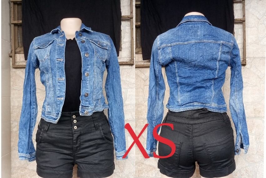 Veste en jean décontractée