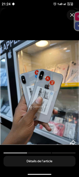 iPhone X 64GB reconditionné