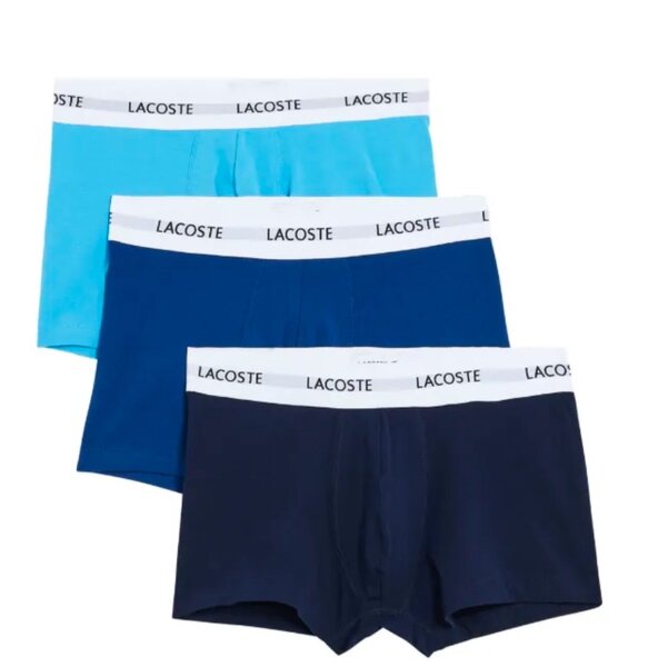 Lacoste logo boxers (set of three
