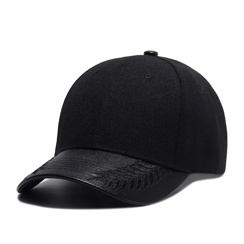 Leather Brim Cap