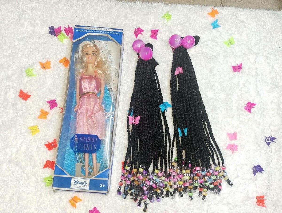 KIT NOEL( POUPEE + POSTICHE)