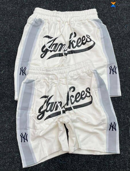 Shorts homme luxe Yankees et Louis Vuitton