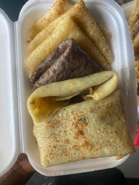 Délicieuses crêpes assorties