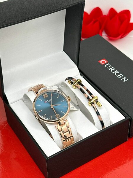 Montre élégante CURREN dorée