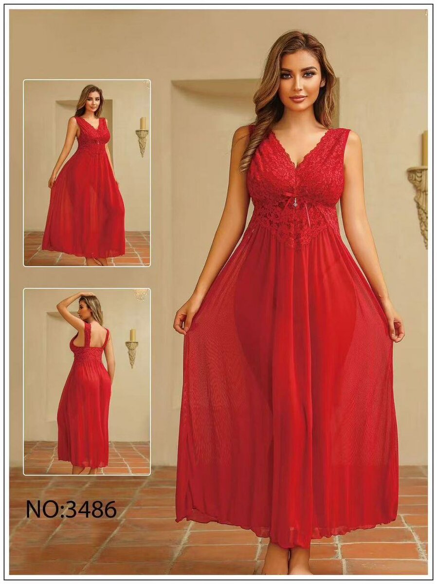 Nuisette élégante en dentelle