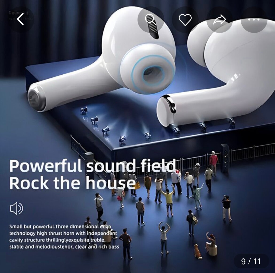 Écouteurs sans fil Bluetooth