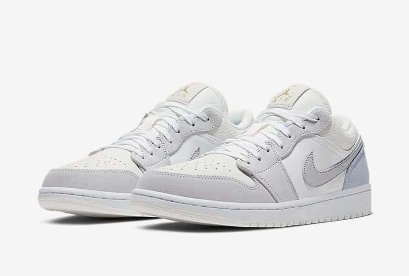 Sneakers blanches et grises