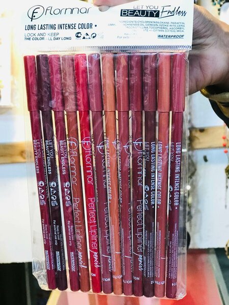 Flonnar lip pencils pack 12 colour
