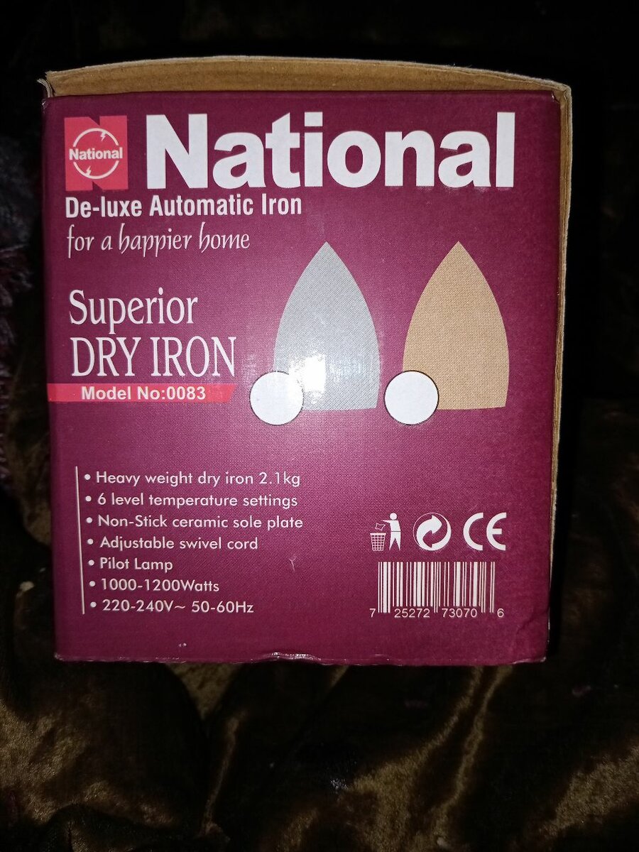 National Deluxe Automatic Iron