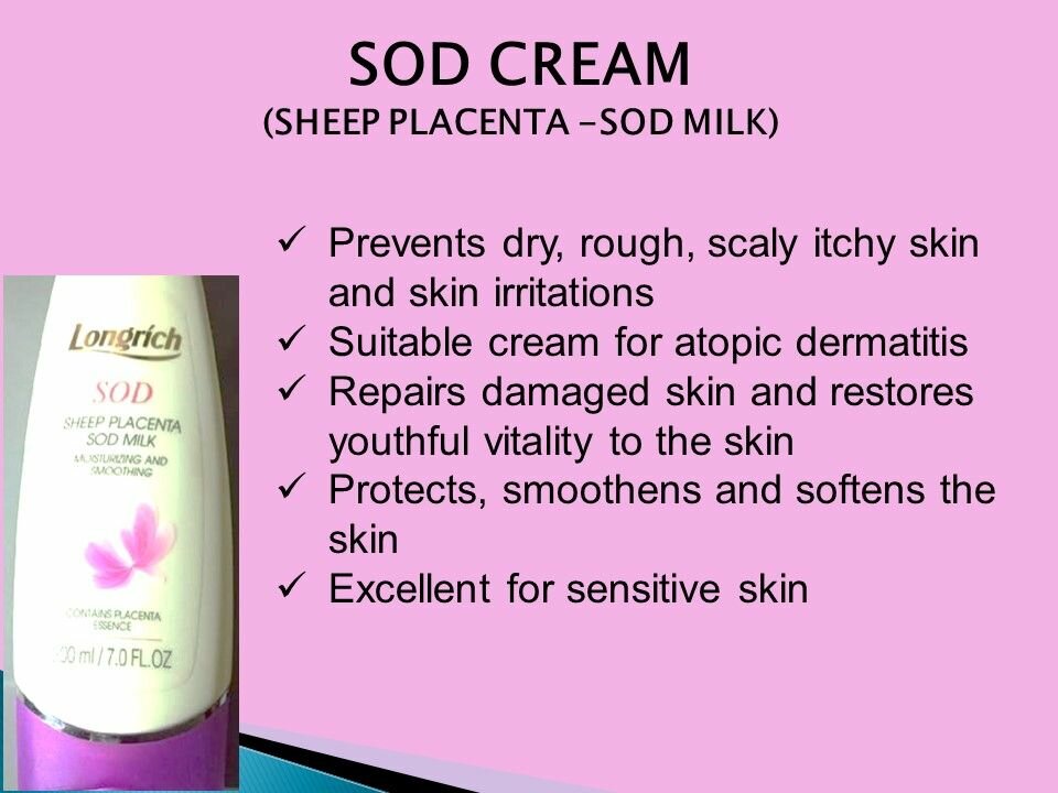 Crème SOD Placenta