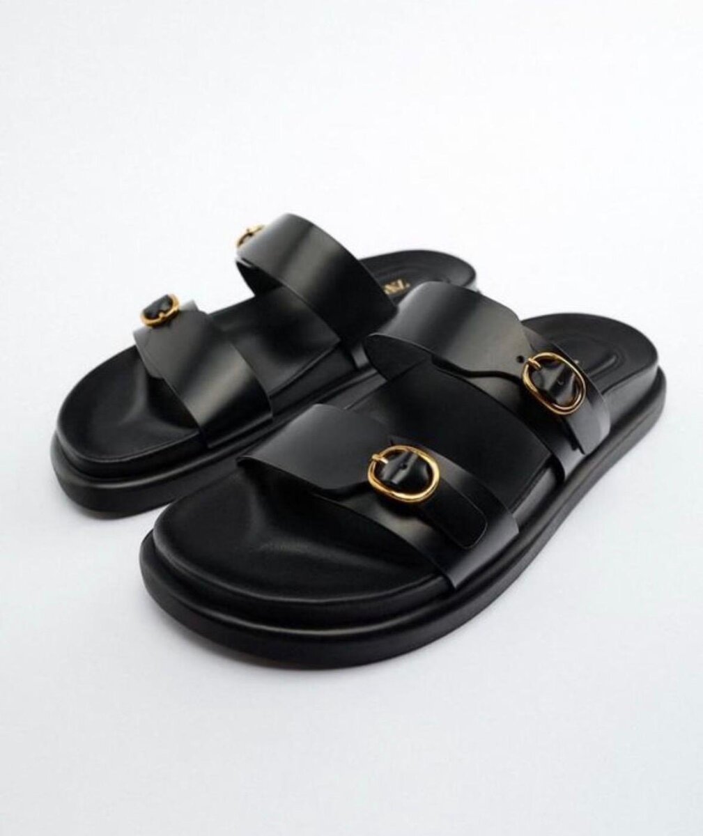 Sandales Homme Élégantes Noires