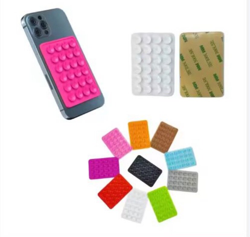 Silicon suction phone grips