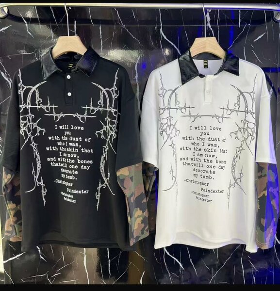 T-shirt imprimé oversize unisexe