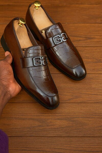 Mocassins en cuir élégant