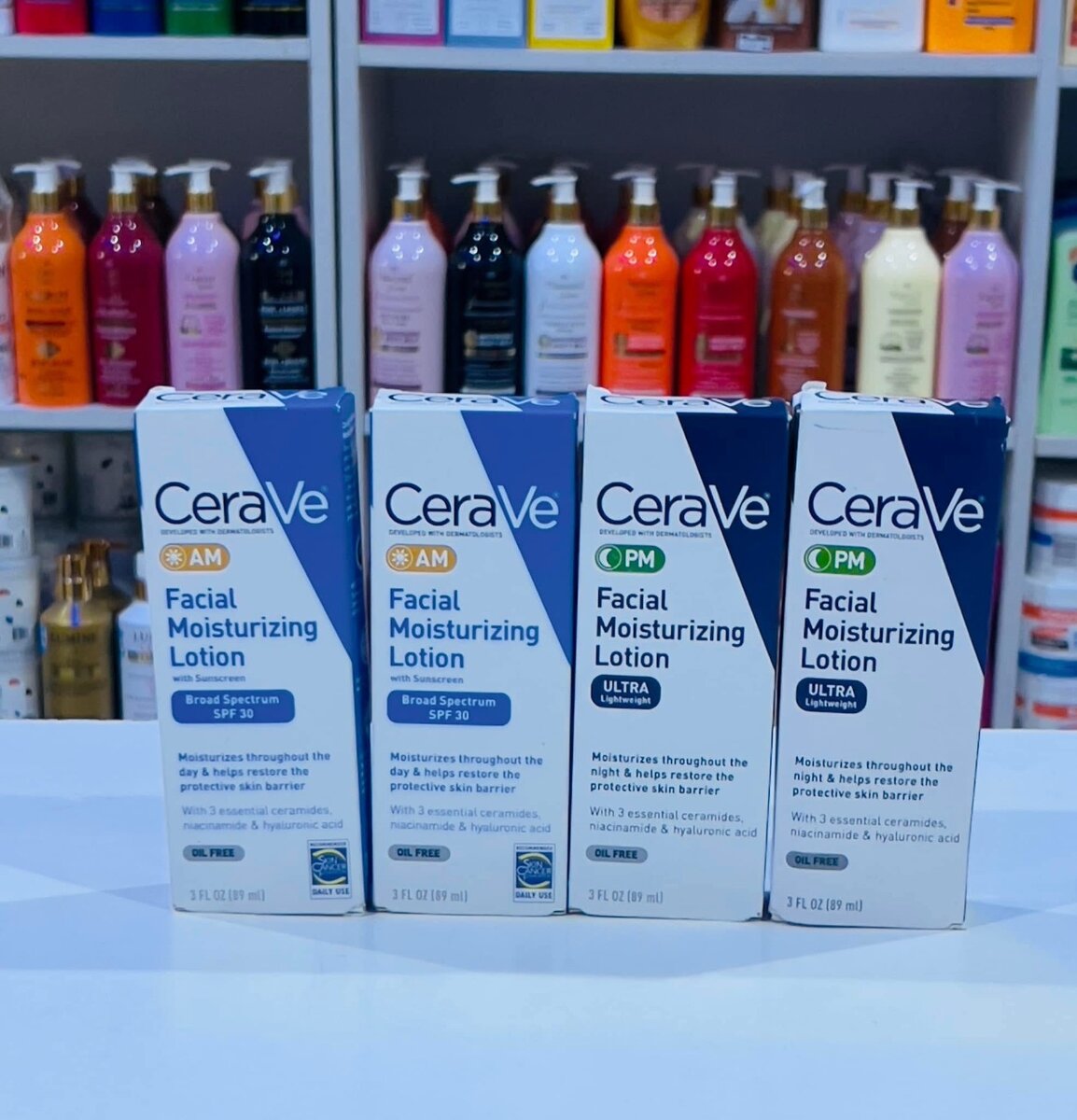 Cerave AM and PM moisturizers