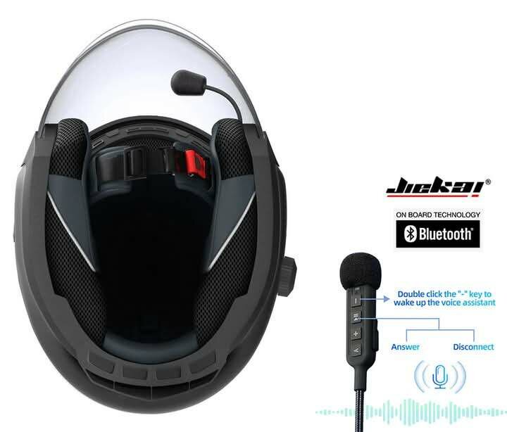 Casque Moto Bluetooth Intégré