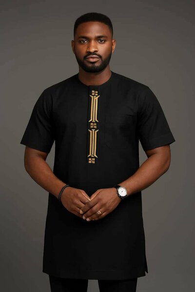 Boubou Africain Homme Élégant