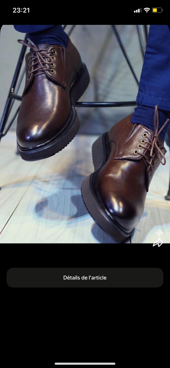 Chaussures Derby Élégantes Homme