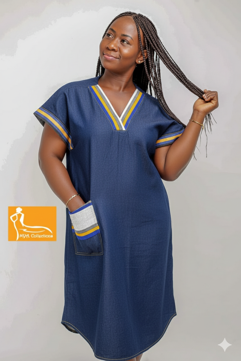 Robe Caftan Colorée de Luxe