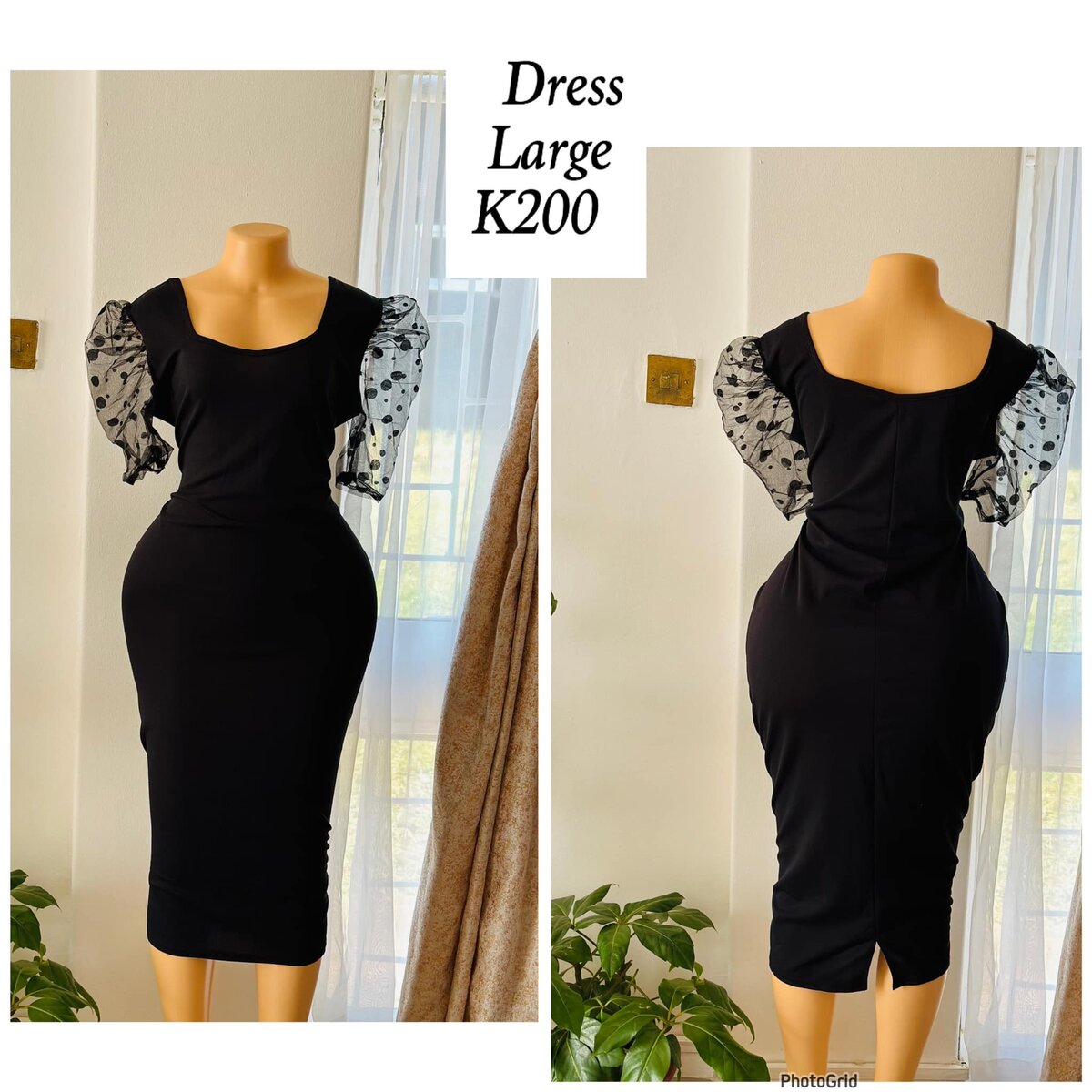 Black dress in size L