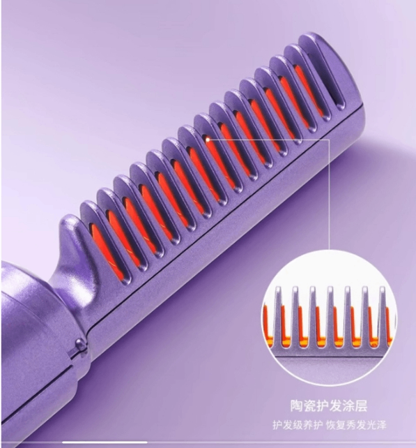 Peigne Chauffant Céramique Portatif