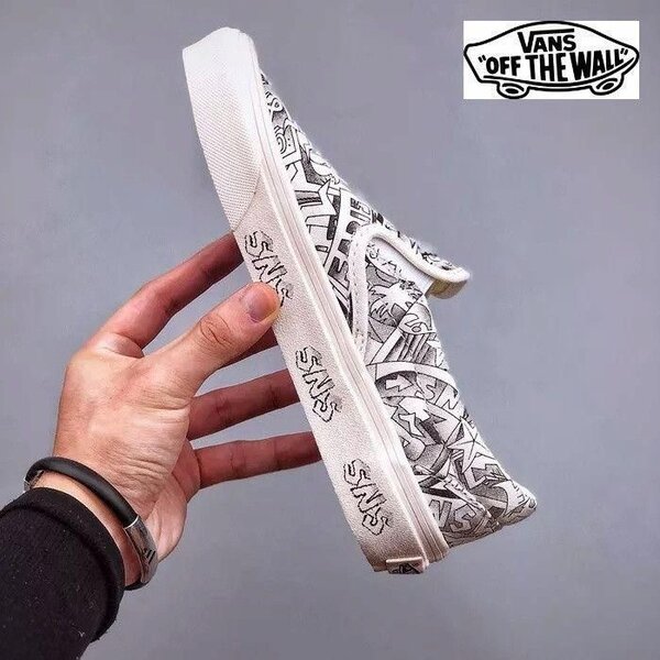 Vans Slip-On Graffiti Sneakers