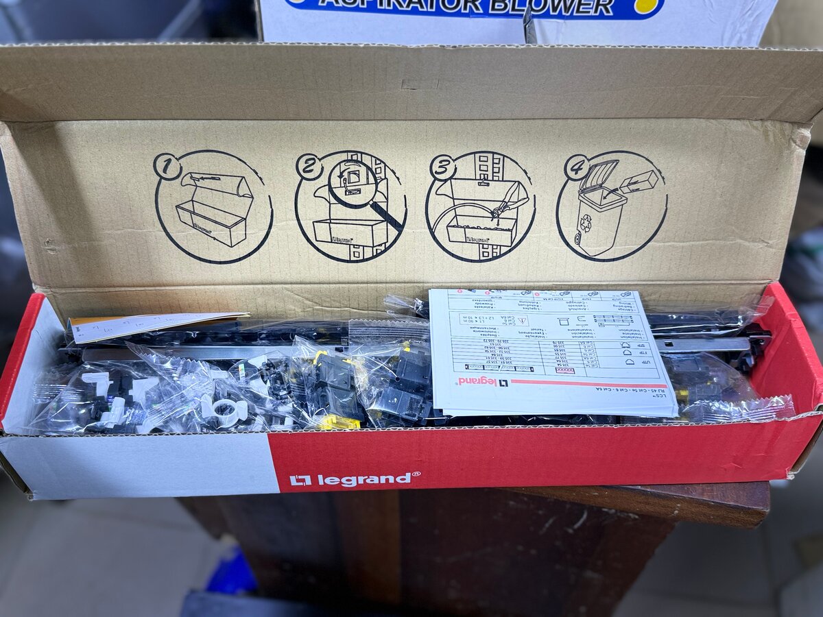 Panneau de brassage Legrand 24