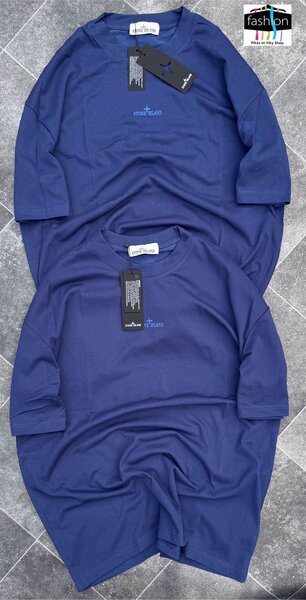 T-shirts bleus unisexes