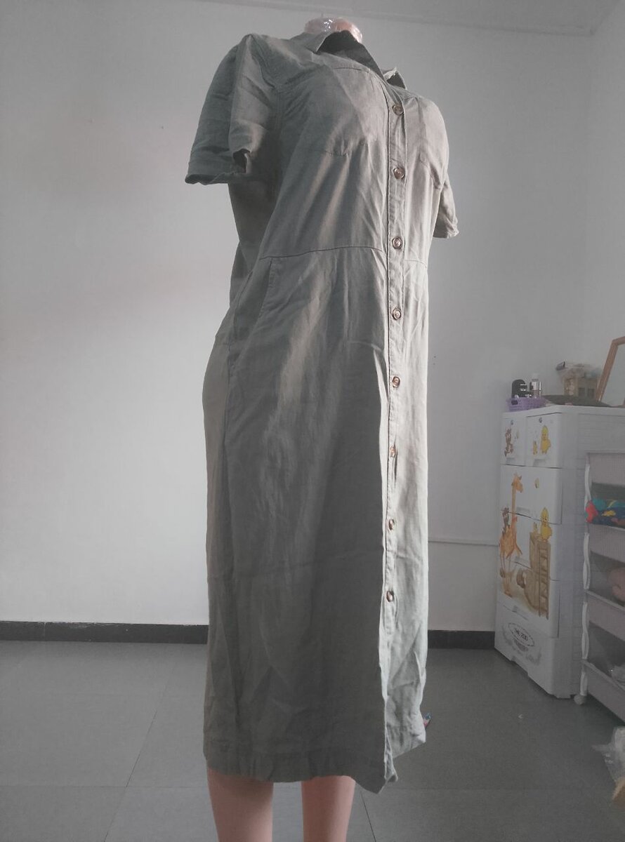 Cotton straight dress