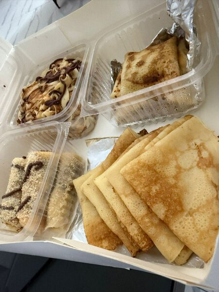 Assortiment de crêpes gourmandes