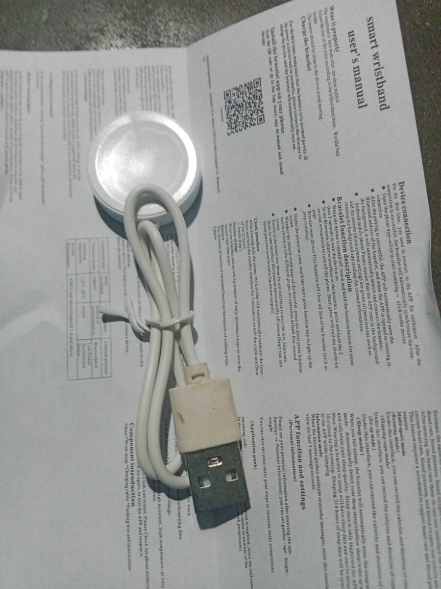 Chargeur USB pour smartwatch