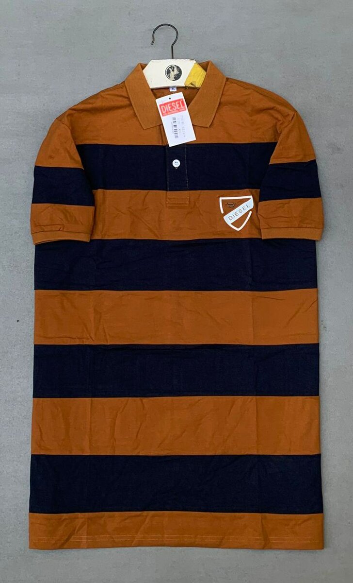 Polo homme rayé élégant