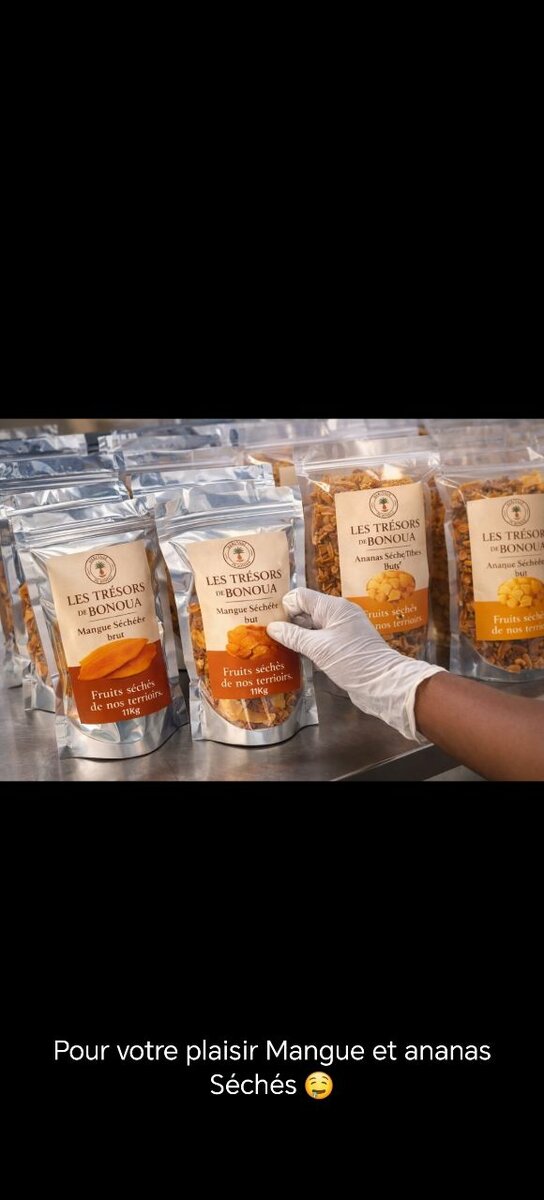 Mangues et ananas Séchés